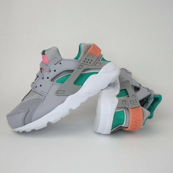 Nike Other - Nike Little Kids Air Huarache Running Grey White
